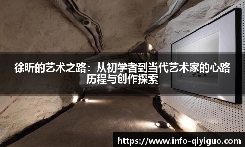 徐昕的艺术之路:从初学者到当代艺术家的心路历程与创作探索