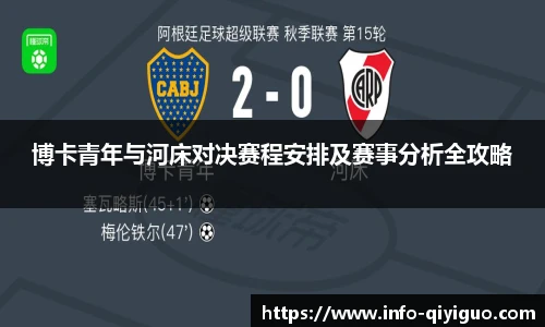博卡青年与河床对决赛程安排及赛事分析全攻略